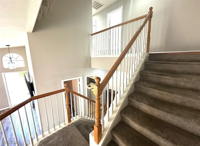 981 Leadville Meadows Dr, Henderson, NV 89052 - stairway with carpet