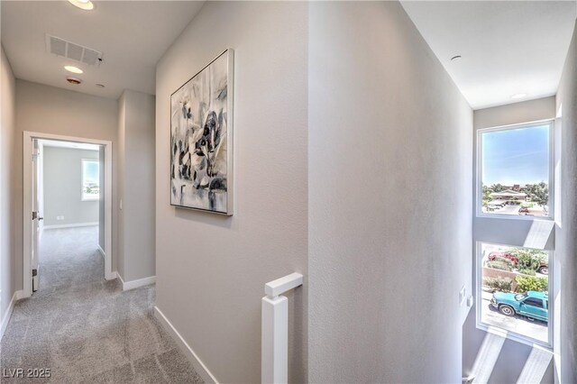8629 Ensworth St Unit 114, Las Vegas, NV 89123 - hall featuring carpet flooring and an upstairs landing