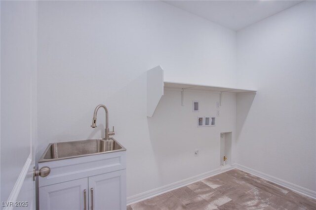 5748 Avondale Rise Way, Las Vegas, NV 89141 - laundry area with hookup for a washing machine, hookup for a gas dryer, and baseboards