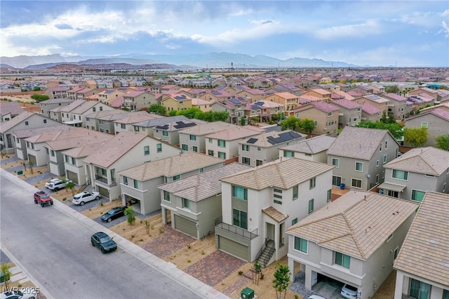 5748 Avondale Rise Way, Las Vegas, NV 89141 - aerial perspective of suburban area featuring a mountainous background