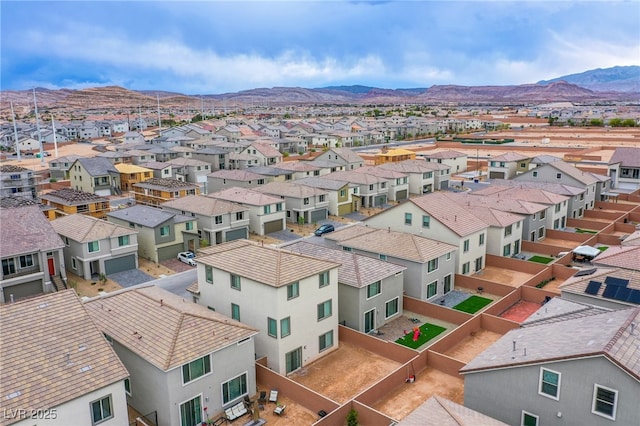 5748 Avondale Rise Way, Las Vegas, NV 89141 - aerial perspective of suburban area featuring a mountain backdrop