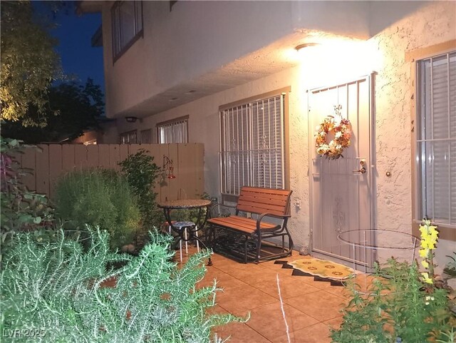 view of patio / terrace with fence