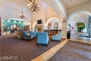 3609 Citrus Heights Ave, North Las Vegas, NV 89081 - community lobby featuring a high ceiling
