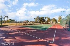 3609 Citrus Heights Ave, North Las Vegas, NV 89081 - view of tennis court with community basketball court