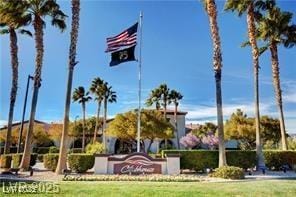 3609 Citrus Heights Ave, North Las Vegas, NV 89081 - community sign with a yard
