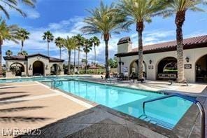 3609 Citrus Heights Ave, North Las Vegas, NV 89081 - community pool featuring a patio area