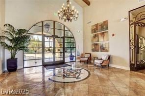 3609 Citrus Heights Ave, North Las Vegas, NV 89081 - building lobby featuring a high ceiling