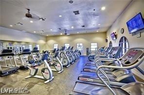 3609 Citrus Heights Ave, North Las Vegas, NV 89081 - workout area featuring recessed lighting