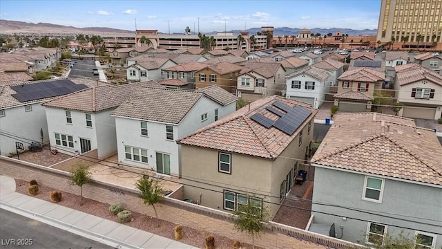 2945 Torreon Ln, Las Vegas, NV 89121 - drone / aerial view featuring a residential view and a mountain view