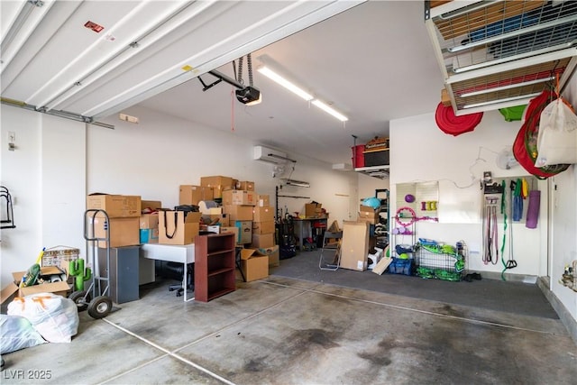 2833 Athena Hill Ct, Henderson, NV 89052 - garage with a garage door opener and a wall mounted AC