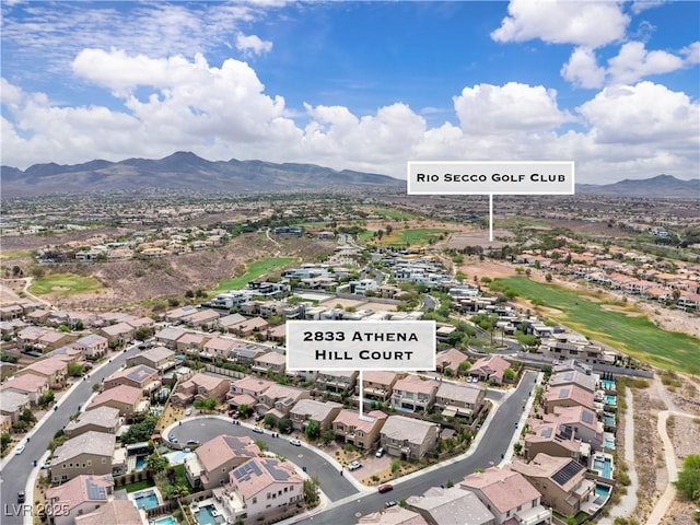 2833 Athena Hill Ct, Henderson, NV 89052 - view of property location with nearby suburban area