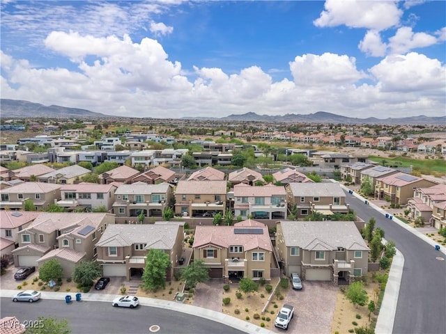2833 Athena Hill Ct, Henderson, NV 89052 - aerial perspective of suburban area featuring a mountain backdrop