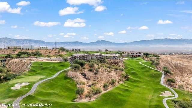 405 Paradise Pkwy Unit 170, Mesquite, NV 89027 - birds eye view of property featuring golf course view and a mountain view