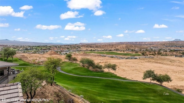 405 Paradise Pkwy Unit 170, Mesquite, NV 89027 - drone / aerial view with a mountain view and golf course view