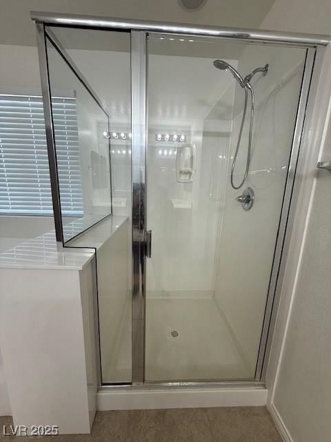 3104 Naggio Shores Ave, Las Vegas, NV 89141 - full bath with a shower stall and tile patterned floors