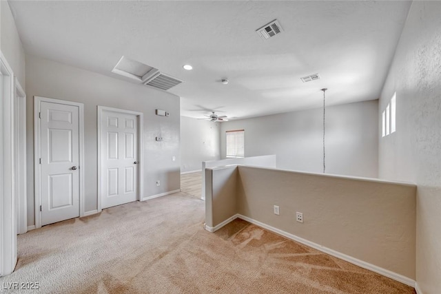 2528 Flodden St, Henderson, NV 89044 - unfurnished room with visible vents, light colored carpet, and baseboards
