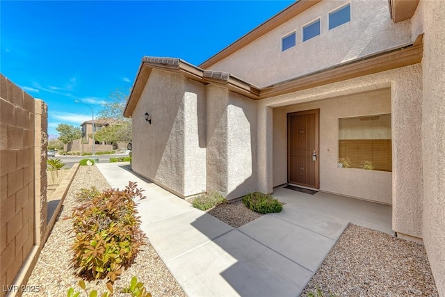 2528 Flodden St, Henderson, NV 89044 - view of exterior entry featuring stucco siding