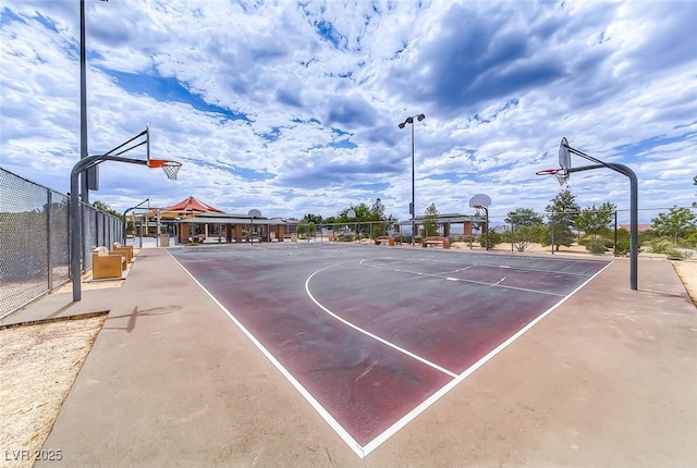 2528 Flodden St, Henderson, NV 89044 - view of basketball court featuring community basketball court and fence