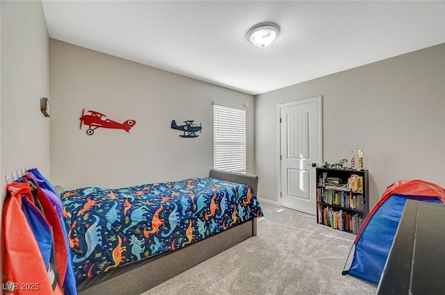 bedroom featuring carpet floors