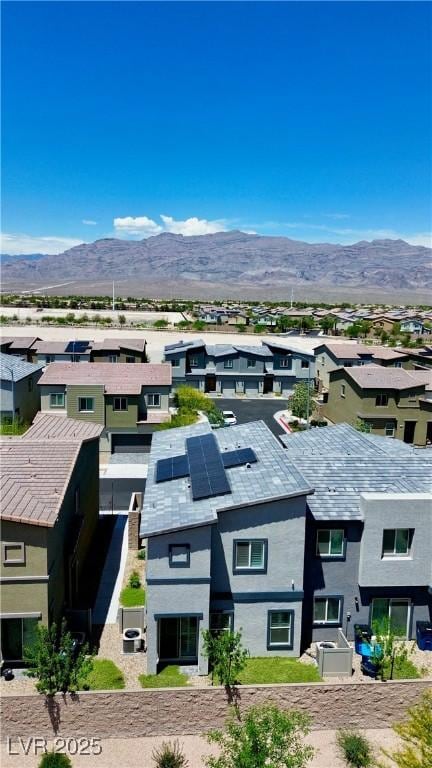 4125 Venus Falls Ave, North Las Vegas, NV 89084 - aerial view of residential area featuring mountains