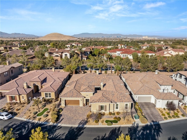 50 Carolina Cherry Dr, Las Vegas, NV 89141 - aerial perspective of suburban area with a mountain backdrop