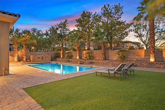 50 Carolina Cherry Dr, Las Vegas, NV 89141 - view of pool with a fenced backyard and a patio area