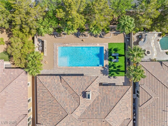 50 Carolina Cherry Dr, Las Vegas, NV 89141 - view of subject property with a pool area