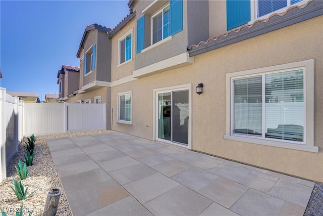 view of patio / terrace featuring a fenced backyard