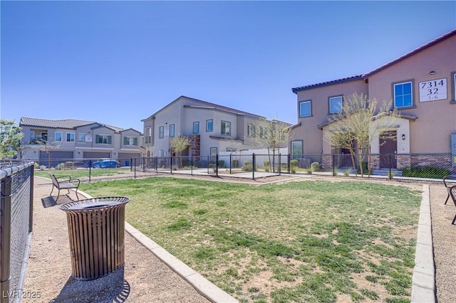 surrounding community with a residential view