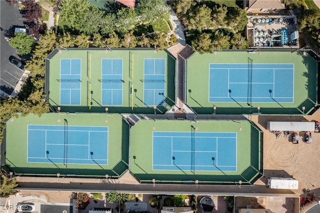 drone / aerial view