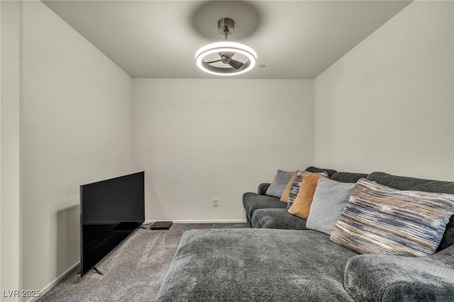 3725 Celesta Vista Ave, Henderson, NV 89044 - living room featuring carpet and baseboards