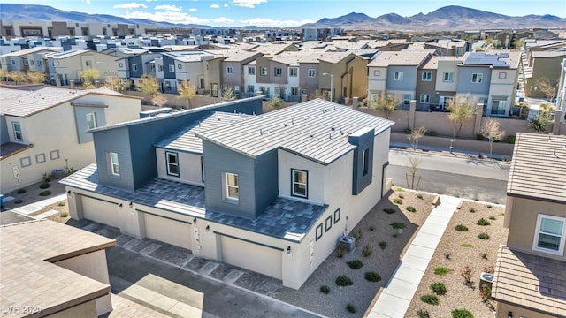 3725 Celesta Vista Ave, Henderson, NV 89044 - aerial view of residential area featuring a mountain backdrop