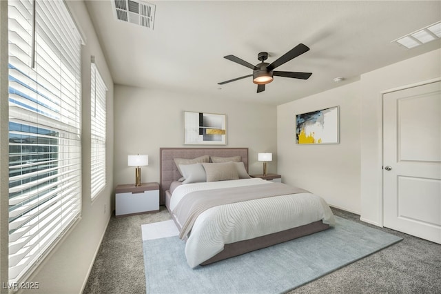 3725 Celesta Vista Ave, Henderson, NV 89044 - carpeted bedroom with ceiling fan