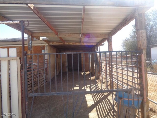 3127 Aloha Ave, Las Vegas, NV 89121 - view of patio / terrace featuring an outbuilding, a carport, and an exterior structure