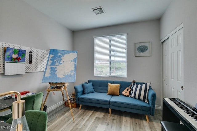 11769 Via Vera Cruz Ct, Las Vegas, NV 89138 - living area with wood finished floors and baseboards