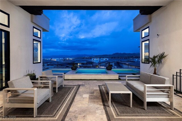 148 Tre Pietre St, Henderson, NV 89011 - view of patio with an outdoor pool and outdoor lounge area