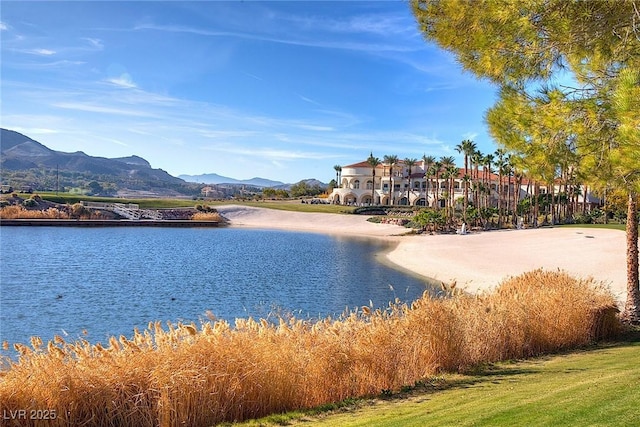 148 Tre Pietre St, Henderson, NV 89011 - view of water feature featuring a mountain view