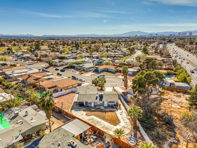 2450 Tournament St, Las Vegas, NV 89142 - birds eye view of property featuring a residential view and a mountain view