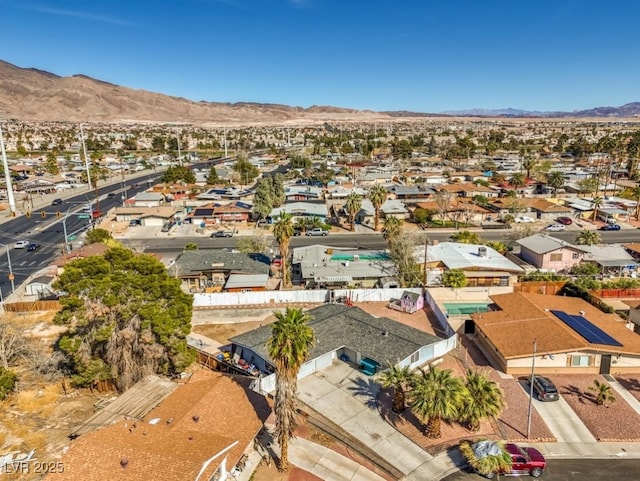 2450 Tournament St, Las Vegas, NV 89142 - aerial view with a mountain view and a residential view