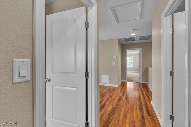 2376 Via Firenze, Henderson, NV 89044 - hallway with wood finished floors and baseboards