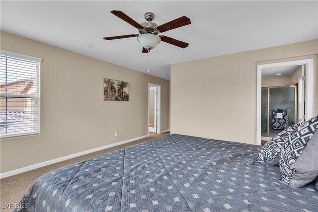 2376 Via Firenze, Henderson, NV 89044 - bedroom featuring carpet floors, baseboards, and a ceiling fan