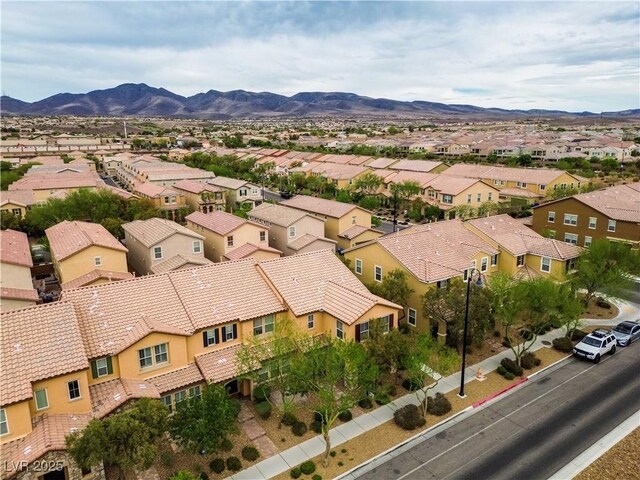 2376 Via Firenze, Henderson, NV 89044 - aerial view of residential area with a mountainous background