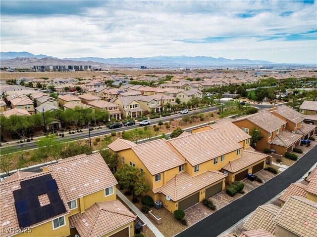 2376 Via Firenze, Henderson, NV 89044 - aerial perspective of suburban area with a mountainous background