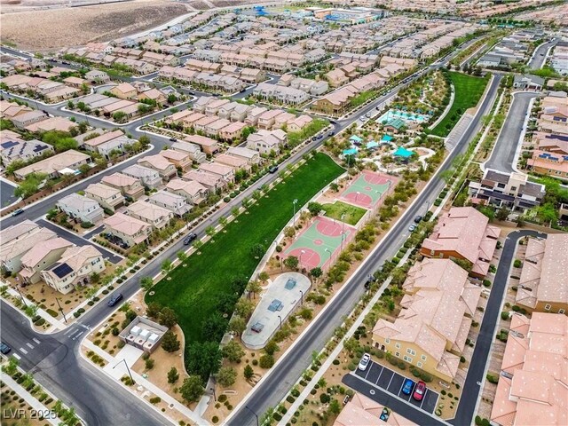 2376 Via Firenze, Henderson, NV 89044 - aerial overview of property's location with nearby suburban area