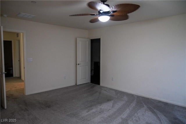 2765 Frosted Teal Ave, North Las Vegas, NV 89086 - carpeted spare room with a ceiling fan and baseboards