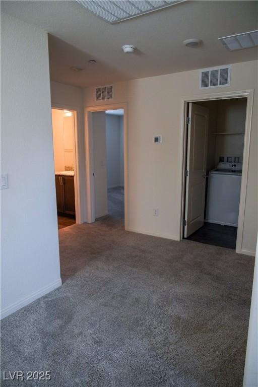 2765 Frosted Teal Ave, North Las Vegas, NV 89086 - carpeted spare room featuring washer / clothes dryer