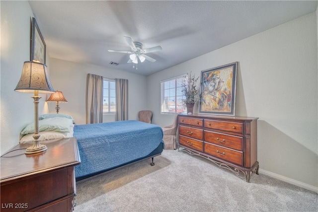 3424 Mount Charleston Dr, Pahrump, NV 89048 - bedroom featuring carpet floors, baseboards, and ceiling fan