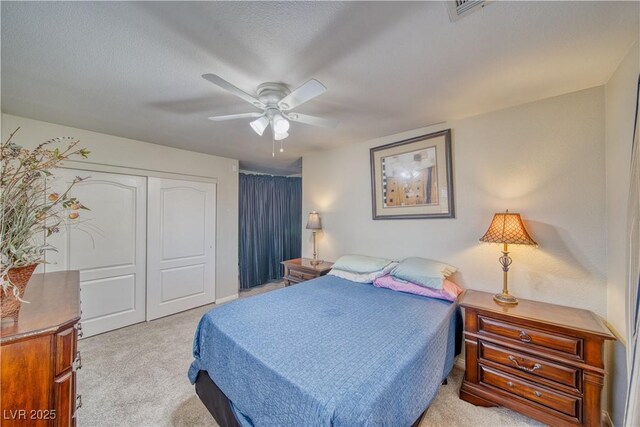 3424 Mount Charleston Dr, Pahrump, NV 89048 - carpeted bedroom featuring a closet and a ceiling fan