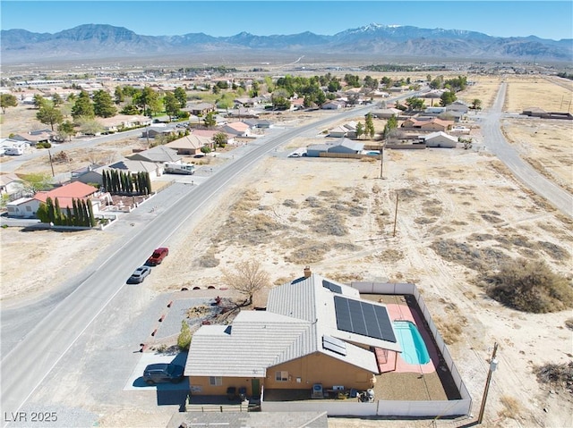 3424 Mount Charleston Dr, Pahrump, NV 89048 - aerial view of a mountain backdrop