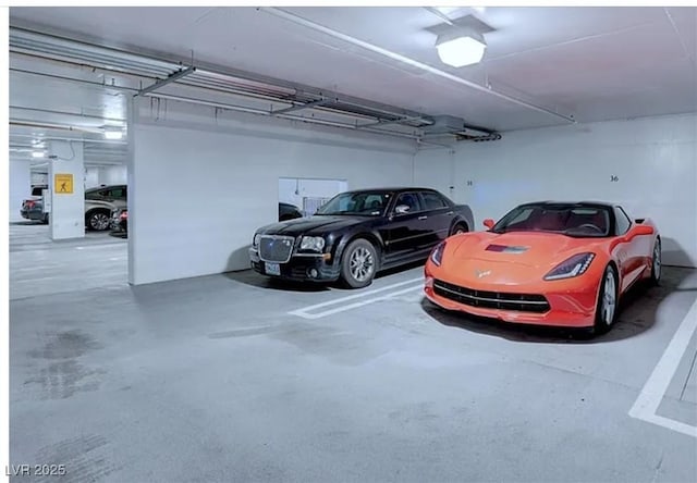 view of parking deck